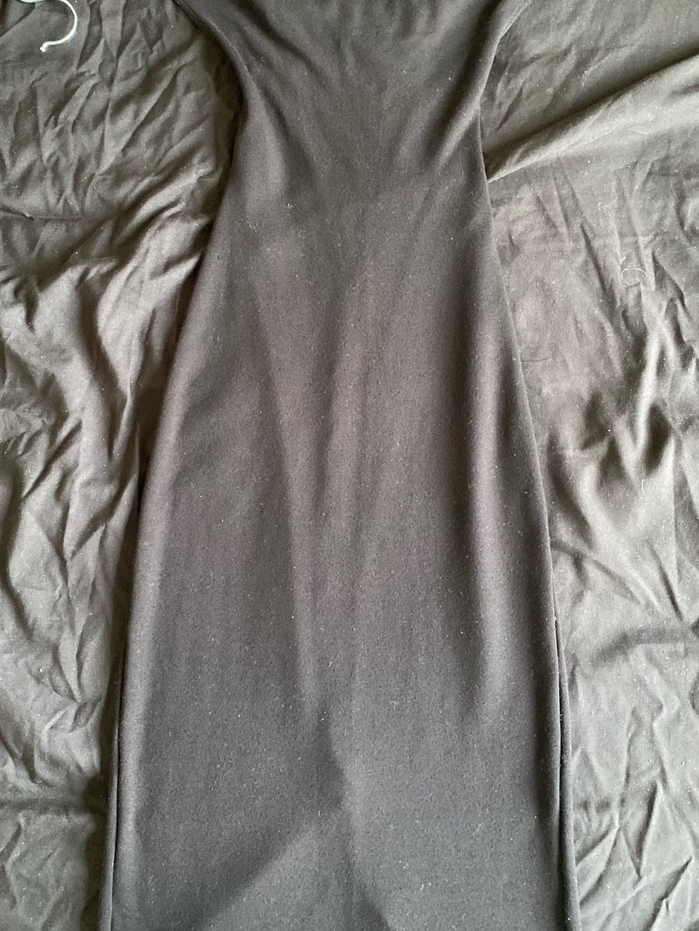American Apparel Black Midi Bodycon Dress
